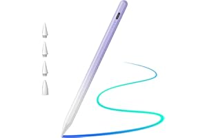 Cisteen Stylus Pen for iPad with Faster Charge,Tilt Sensor Compatible with Apple (2018-2024) iPad Pro 11/13 M4,iPad Air 11/13 M2,iPad Pro 11/12.9 inch,iPad 10/9/8/7/6th,iPad Air 5/4/3rd,iPad Mini 6/5