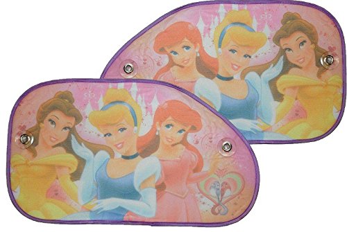 XL - 2 tlg. Set Sonnenschutz Disney Prinzessin Princess Seitenscheibe Sonnenblende für Kinder Auto