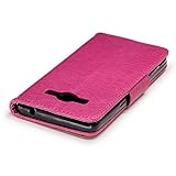 BONROY® Samsung Galaxy J2 Prime Hülle ,Lustige nette Teddybär Folio Schutzhülle Tasche PU Leder Mit Wallet Kartenfach Magnetverschluss Standfunktion Handytasche Slim-Schutzhülle Mit Karten-/Geldscheinfach Handy Etui Flip Tasche Für Samsung Galaxy J2 Prime - 