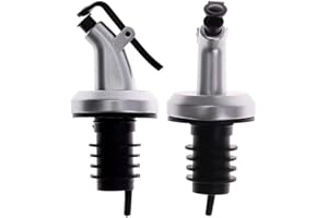SANTITY Distributeur DHuile DOlive,Bouchon de Bouteille DHuile Bouteille éTanche Couvercle Rabattable Huile de Cuisine Bec Verseurs Distributeur de Bouteille,pour Cuisine Grill PâTes et Cuisson