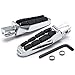 Rider Rear Passenger Footrests Foot Pegs Motor Foot Rests 2PCS Fit For Kawasaki Vulcan 1600 Classic 2003 2004 2005 2006 2007 2008