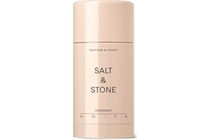 SALT & STONE Natural Deodorant - Santal | Extra Strength Natural Deodorant for Women & Men | Aluminum Free with Probiotics, Seaweed Extracts & Shea Butter (2.6 oz)