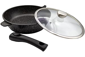 PRADEL LUXE PL PRADEL LUXE, Sauteuse 28 cm tous feux dont induction, manche amovible