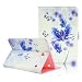 Produktbild Samsung Galaxy Tab S2 8.0 Hülle,Samsung Galaxy Tab S2 8.0 Schutzhülle Tasche Case - Funyye Smart Cover Leder Case Schutz Hülle Tasche für Samsung Galaxy Tab S2 8.0,[Blume Fee Mädchen Kristall Diamant Muster] PU leder Kunstleder Schutzhülle Tasche mit Ständer für Samsung Galaxy Tab S2 8.0 SM-T710/T715 + 1x Stylus Pen - Blaue Blume