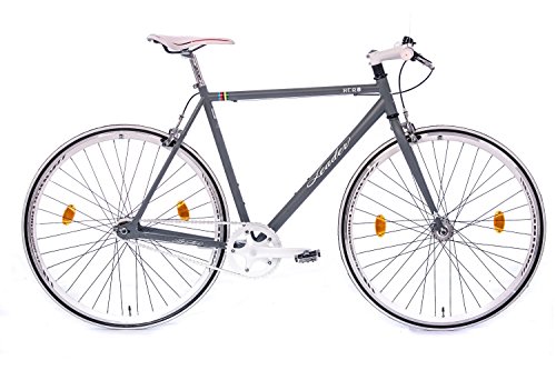 Leader FF1 28 Zoll Singlespeed/Fixie Grau Matt (2017)