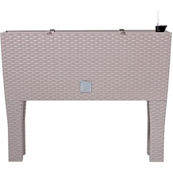 Prosper Plast DNAT120 Vaso Per Fiori Natura 12x12,2 Cm - Colore Mocca, In Plastica Riciclata - 2