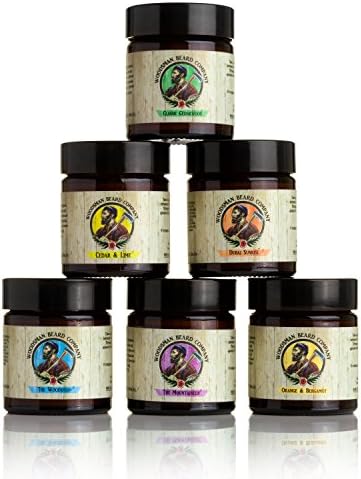 Woodsman Original Organic Beard Balm– Premium Natural Beard Grooming & Care Collection (Woodsman)