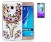 Produktbild Samsung Galaxy J7(2016)/J710F/J7(2016)Duos Neu Design Hülle mit Panzerglas,ISENPENK Ultra Slim Silikon Soft TPU Leuchtende Case,Crystal Clear Transparent Nacht Bling Bling Glitzer Case,Wasserdicht Shockproof Anti Slip Stoßfest Protection Durchsichtig Handyhülle,Thin Silicon Nacht Glitter Shinning Cover Bumper Schutzhülle Tasche für Samsung Galaxy J7(2016) 5.5Zoll-[muster#6]+Panzerglas/Schutzglas/Displayschutzfolie