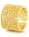 Karatcart 24K GoldPlated Trendy Elegant Austrian Crystal Adjustable Filigree Band Ring For Women RS.699.00