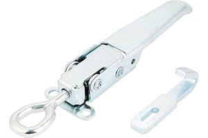 Artillery Fermeture à loquet en métal, serrure à loquet à boucle en métal avec serrure pour pince de remorque de camion pour moraillon de carrosserie