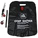 Produktbild 10T Sola 20 Solar Gartendusche 20 Liter Solardusche Campingdusche Outdoor Dusche Reisedusche mit Duschkopf, Schlauch, Griffstange und Seil zum Aufhängen