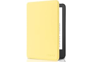 CoBak Custodia per Amazon Kindle - Compatibile con i dispositivi di 11ª generazione (modello 2022), Cover protettiva sottile, Cover con chiusura magnetica Auto Sveglia/Sonno Funzione, limone giallo