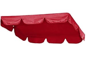 95SCLOUD Ersatzdach Gartenschaukel Universal Hollywoodschaukel 2 Sitzer (142x120x18cm)/3 Sitzer (164X114X15CM) UV Ersatz Bezug Bettfunktion Liegefunktion Schaukel Sonnendach Schaukel