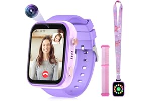 EURHOWING 4G Kinder Smartwatches, Smartwatch Telefon Uhr mit GPS-Tracker für Kinder, WLAN Video Telefonanruf, SOS, Schrittzähler, Kamera Weihnachten Geburtstag Spielzeug Geschenke für Jungen Mädchen