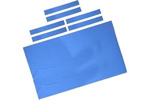 lahomia Coussin de Table de Billard en Feutre pour Table de Billard pour Nappe de Piscine 8 Pieds + 7 Pieds - Bleu 7ft, 8 Pieds