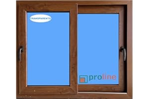 ECO-BLU VENTANA PVC CORREDERA COLOR MADERA ROBLE DORADO 1200x1000 2 HOJAS VIDRIO TRANSPARENTE CLIMALIT