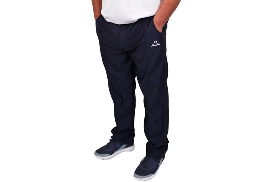 Henselite Men's Sports Lawn Bowling Trousers in Navy.