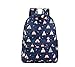 Produktbild Kunstdruck Laptop Rucksack Wasserdichte Studenten Kinder Schultaschen Für Teenager Mädchen Weiche Rucksack Mujer Deep Blue 15 Zoll