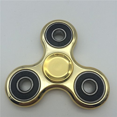 Electroplated Fingertips Gyroscope Fidget Spinner Toy Decompression Finger Gyro,Gold Electroplated Fingertips Gyroscope Fidget Spinner Toy Decompression Finger Gyro,Gold