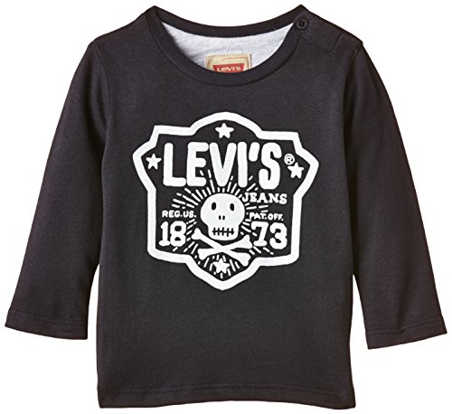 Levi's Baby-Boys Skull Polo Shirt, Navy Blue, 9-12 Months (Manufacturer Size:12 Months)