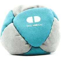 Juggle Pro Footbag (Hacky Sack) – Handgenäht Aus Ultra Wildleder, 8-Panel, Für Freestyle & Fußjonglage