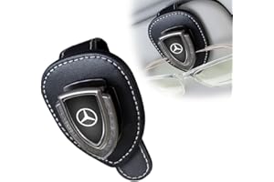 HDBDYH Auto Brillenhalter Visier Sonnenbrillenhalter für Mercedes Benz CESM CLK GLK GL AB AMG GLS GLE AMG Series,Auto Sonnenbrille Clip,Ticket Clip,Auto Sonnenschutz Halter Auto Brillen Clip für Visiere