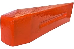 AP SUPPLIES Heavy Duty Log Splitter, Red 1.5kg / 3.3LBS - Log Splitter, Log Splitter Wedge, Wood Splitter, Wood Splitter for Logs