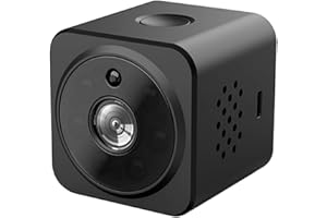 Mini Cámara Seguridad Inalambrica con Microfono Incorporado, 4K HD Vision Nocturna, Detección de Movimiento y REduccion de Ru