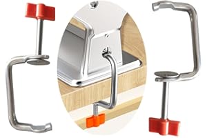 KITYEMO 2 abrazaderas para máquinas de pasta, soporte para máquina de pasta, herramienta para hacer fideos en casa, piezas de repuesto para la mayoría de máquinas de pasta (clip de sujeción)