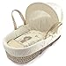 Kinder Valley Tiny Ted Moses Basket (Cream)