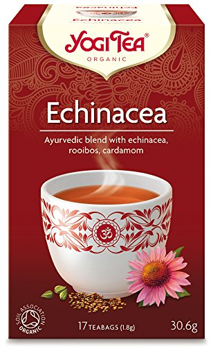 Yogi Tea Echinacea Teabags (Pack of 2, Total 34)
