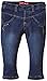 Chipie Baby Girls Arty School Plain Jeans, Blue (stone Wash), 6-12 months (Manufacturer size: 12 mois)