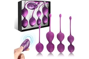 ABSOK Kegel Bolas Chinas, Bolas Ejercicios Pelvicos con Diferentes Pesos, 2 en 1 Ejercitador para Fortalecer el Musculo Pélvico Mujer de Silicona Masajeado