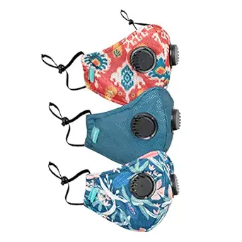 Chumbak The Brighter Side Face Mask ? Eco-Friendly, Reusable & Washable- Adults set of 3