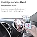 Produktbild Rosa Auto KFZ Halterung, Life&Tech Handy Halterung, Lüftung Universal KFZ Halterung für IPhone 7 7plus 6s Samsung Galaxy S7 S7 Edge Google Nexus 6P LG G5 SE HTC One X9 Huawei P9 und jedes andere Smartphone oder GPS-Gerät(Harz, Rosa)