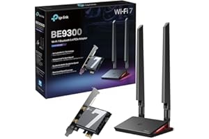 TP-Link Archer TBE550E PCIe Adattatore BE9300Mbps WiFi 7, Scheda Bluetooth 5.4, WPA3, Antenne Multi-Direzionali, Indicatore Luminoso Status Wi-Fi, Scheda WiFi PC Fisso, Supporta Windows 11(64-bit)
