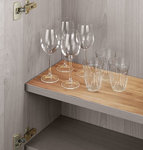 Wenko-47049100-Anti-Rutsch-Matte-Bambus-Schubladeneinlage-zuschneidbar-Ethylenvinylacetat-Transparent-150-x-50-cm