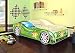 Produktbild Best For Kids Autobett Junior in vier Farben mit Lattenrost und Matratze 70x140 cm Top Angebot! (Grün)