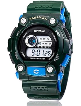 Jungen und mädchen Elektronische uhren,30m wasserdicht Digitaluhren Leuchtend Wecker Datum Outdoor Studentinnen...