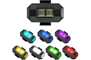 AMZLORD Luz trasera LED LED para bicicleta trasera, luz trasera de advertencia recargable por USB, 4 modos de luz de advertencia nocturna impermeable para bicicleta, aviones no tripulados