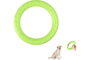 QEEROYO Juguete Frisbee para Perros, Frisbee de Juguete para Perros, Frisbee de Goma,Discos para Perros,Juguete Masticable de Caucho Natural, Juguetes flotantes para Perros,Discos voladores flotantes de Agua
