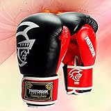 SYM PU Leather Boxing Gloves Gym Training Grant Boxing Gloves - Yellow