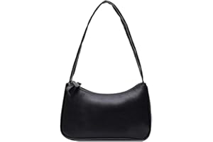 DAN&DRE Sac à main rétro en cuir synthétique avec nœud pour femme