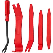 BZKSER 4 stuks ontgrendelingssleutel autoradio demontagegereedschap ontgrendelingsgereedschap radio auto autoradio beugel removal instrument sleutel DIN-ontgrendelingsknoppen