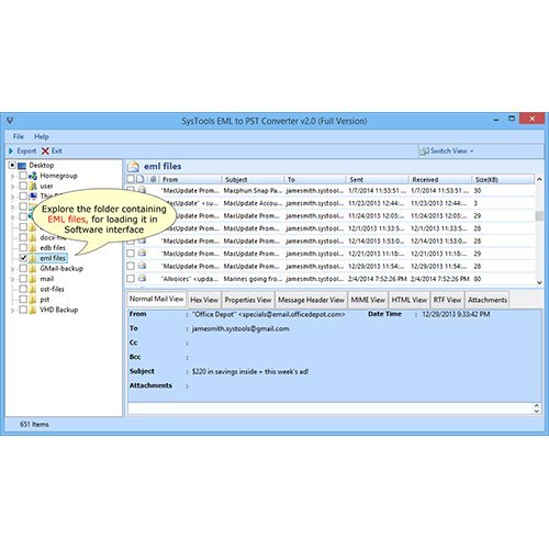 EML to PST Converter