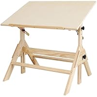 xgfhz XGF® Zeichentisch, Student Malertisch Kunst Tisch Technischer Zeichentisch Einstellbare Höhe Tilt Mal- Und…
