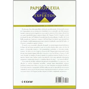Papiroflexia para expectos/Origami for the connoisseur