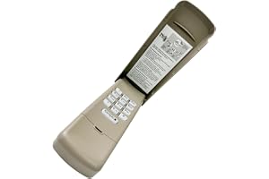 Trådlös Garagedörröppnare Fjärrkontroll med Keyless Knappsats för Chamberlain 740CB 750CB 853CB - Extern Tangentbord för Enkel Installation Utan Nycklar