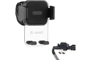 JANE Jané - Supporto universale per smartphone per passeggini, rotazione multiposizione 360°, facile installazione, stabile e sicuro