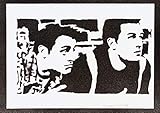  Póster Friends Chandler Y Joey Grafiti Hecho A Mano - Handmade Street Art - Artwork